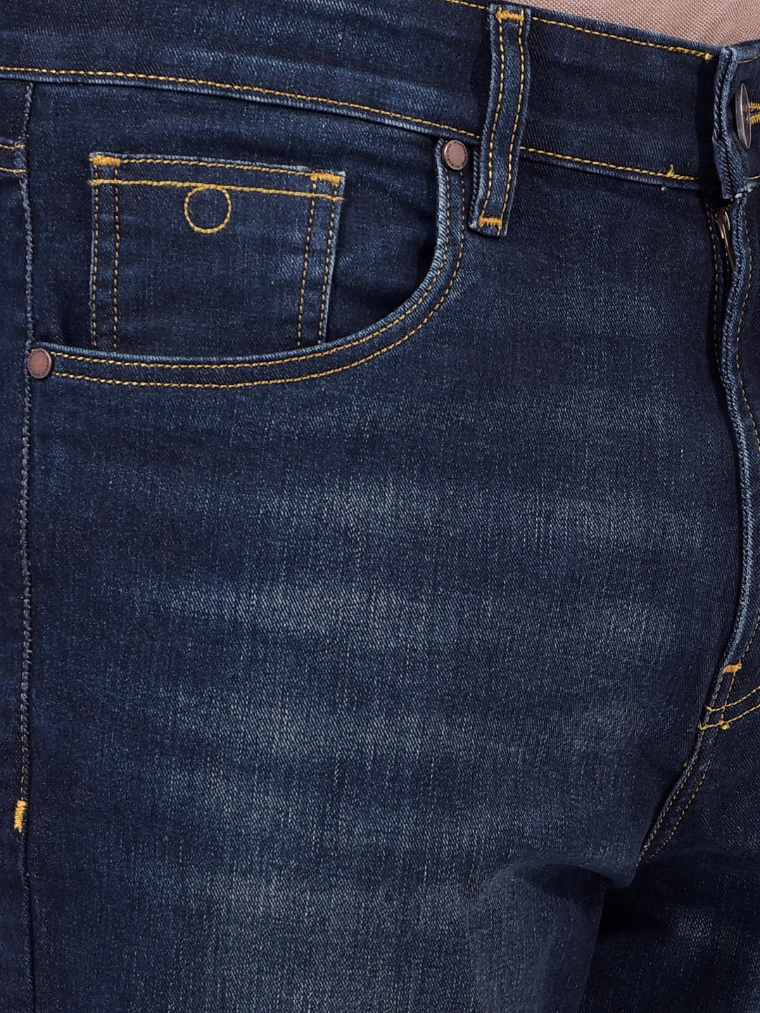 Numero Uno Men Solid Blue Jeans